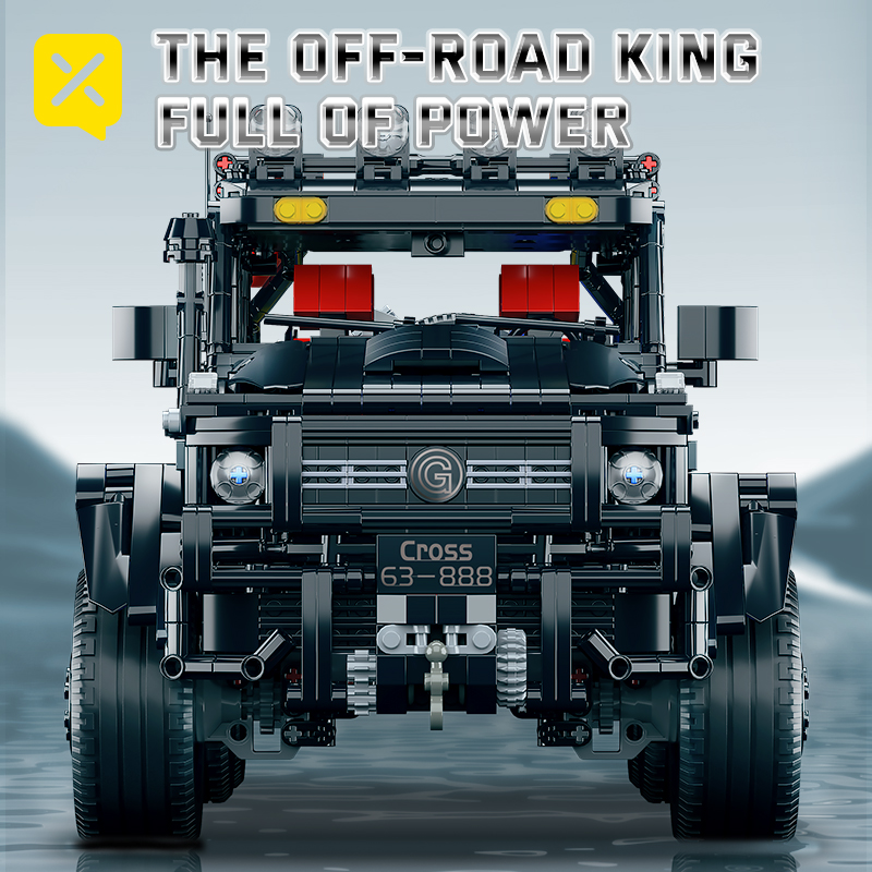 KAVOWORLD 6x6 Black Off-Road T - огляд і ціна Lego Set Technic