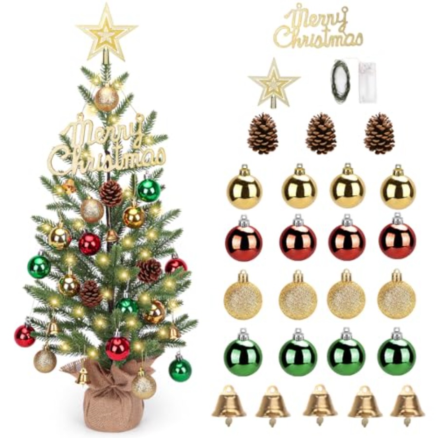 2FT Mini Christmas Tree, Table - огляд і ціна Christmas Tree Artificial