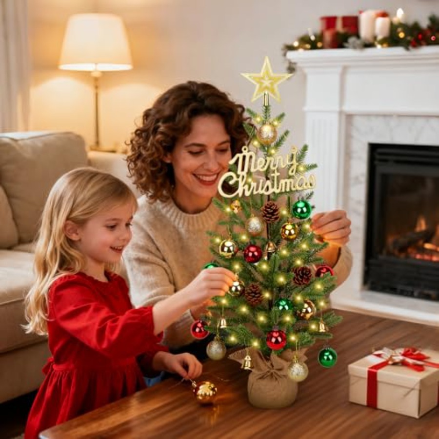 2FT Mini Christmas Tree, Table - огляд і ціна Christmas Tree Artificial