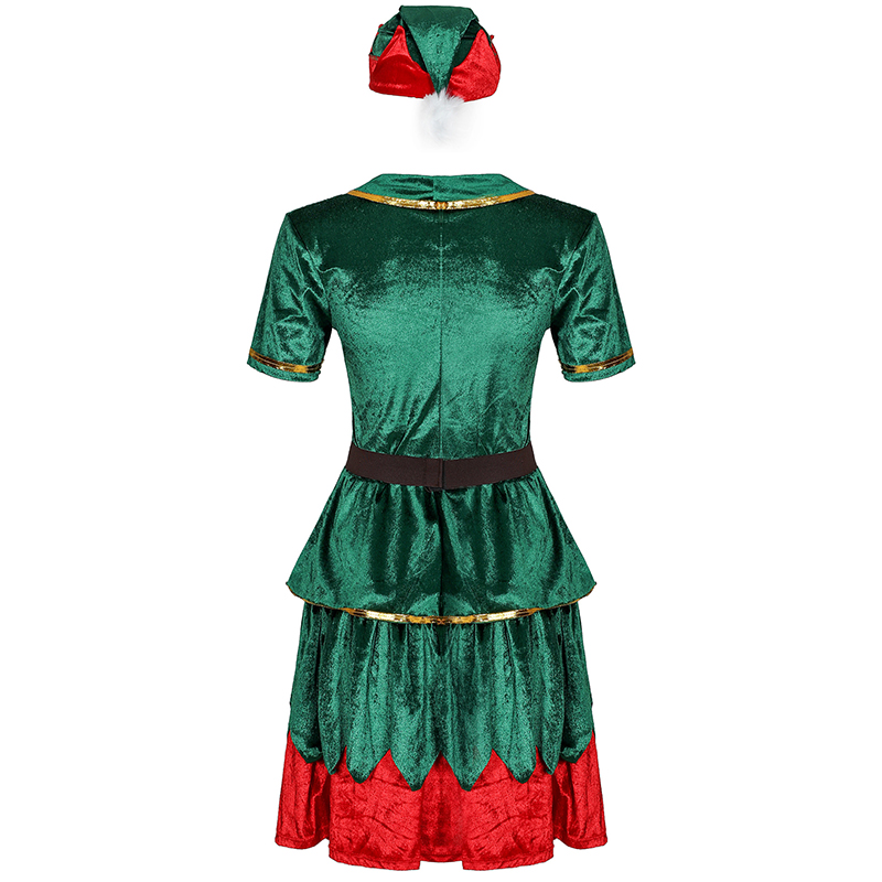 Carnival Couple Xmas Mascot Co - огляд і ціна Elf Costume Christmas