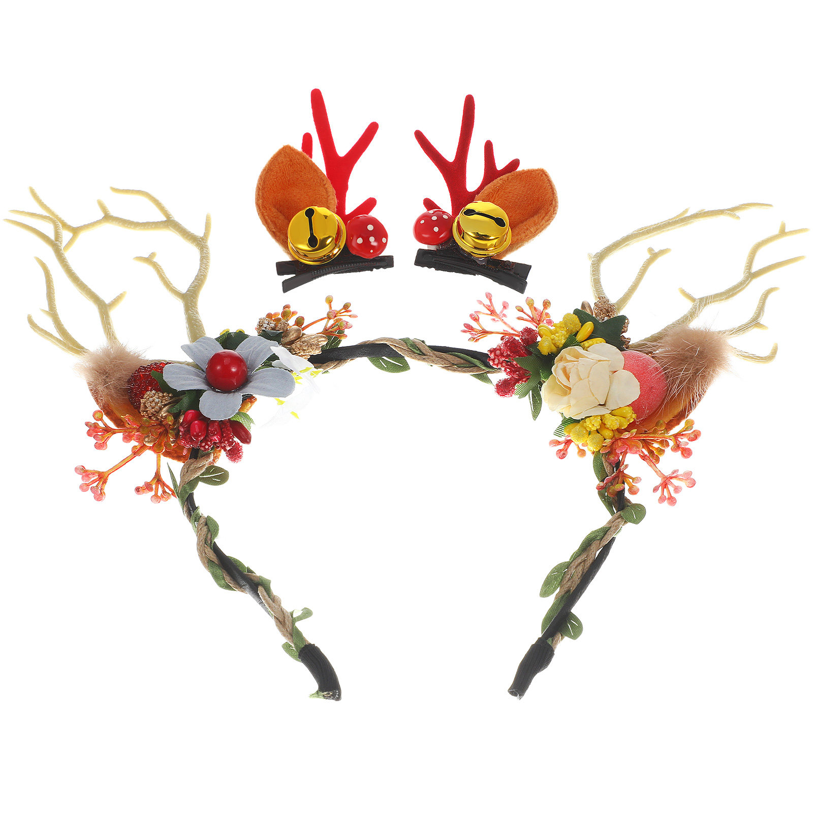 1Set Antler Headband Women Rei - огляд і ціна Reindeer Antlers Headband